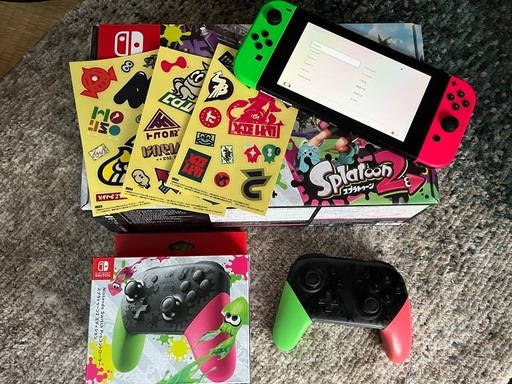 任天堂Switch スプラトゥーン2 プロコン付き