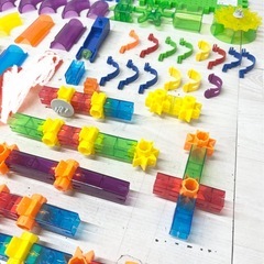 【中古品】Shockwave おもちゃ ブロック 知育玩具 ビー玉入り 6-12歳向け 海外ホビー　の画像