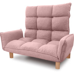 新品◯URBAN◯1〜2人用ハイバックソファー◯ピンクの画像