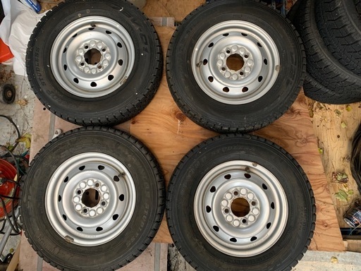 145R-12-6PRスタッドレスホイール組