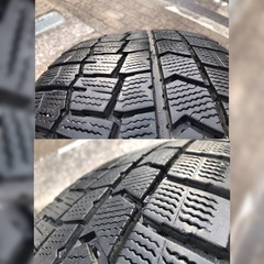 4本セット30アルファードエグゼクティブ純正ホイールスタッドレスタイヤ付の画像