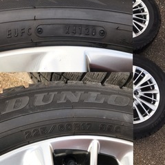 4本セット30アルファードエグゼクティブ純正ホイールスタッドレスタイヤ付の画像