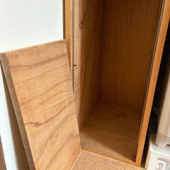 ラワン　造作棚　大工さん施工の画像