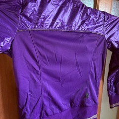 adidas アディダス ナイロンジャケット パープル スポーツウェアの画像