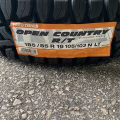新品未使用　オープンカントリー（ホワイトレター）185/85R16　ジムニー　1本のみ！の画像