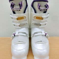 24cm 283mm■ハート Hart DIVA 7F スキーブーツ 白×紫  ガールズ 札幌 西区 西野店 スキー学習の画像