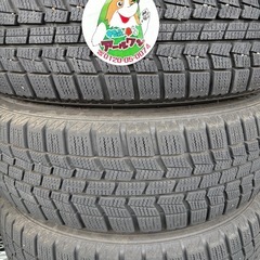 🚗【スタッドレスタイヤ】ヤリス/アクア/フィット15インチアルミホイール付 ⑨【年末まで休まず営業！】の画像