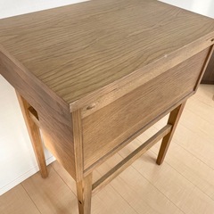 木製ドレッサー ミラー付き　机の画像