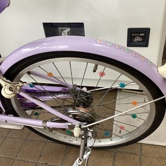 🚲店頭在庫40台🚲春日市🚲20インチ子供用自転車🚲子供用🚲ブリジストン🚲エコパル🚲紫色🚲B7 G81706🚲No.355の画像