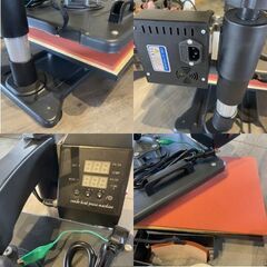 熱転写プレス機 38cm×38cm ヒートプレス機 美品 付属品完備 熱プレス転写 デジタルコンボ熱プレス機 ECO-WORTHY 中古品の画像