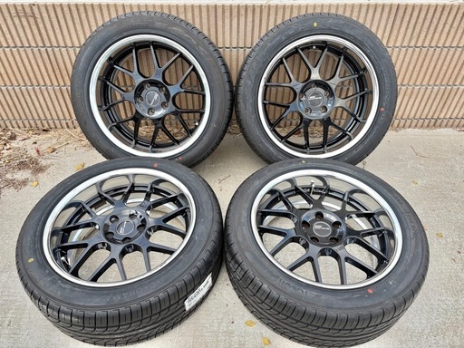 深リム　 SSR EXECUTOR EX02 18インチ　新品タイヤセット　PCD112