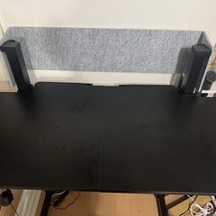 電動スタンディングデスク ブラック　座〜椅子〜立ちまで可能の画像