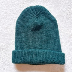 Stussy ダークグリーン ニット帽の画像