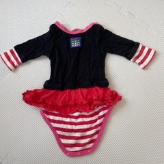 Party Party メッセージロンパース 60cmの画像