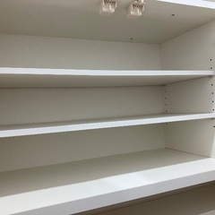 【軽トラック貸出サービス有】ニトリ　テレビボード　PORTE-120TV ハイタイプ　ｷｽﾞ•ﾖｺﾞﾚ有　程度B 幅120cm ホワイトの画像