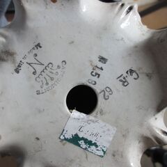 カポディモンテ（イタリア製）陶器フラワー／豪華ローズオブジェ 高さ38cm ※欠けあり 手渡し限定の画像