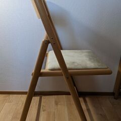 無印良品　チェア　クッション付の画像