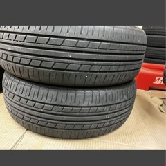 YOKOHAMA ECOS ES31 185/55r16 21年製造　中古２本　溝5mm程の画像