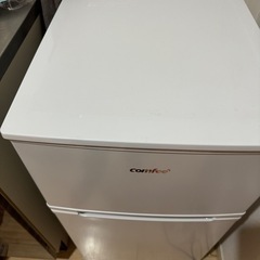 COMFEE 冷蔵庫 RCT90WH/E ホワイト(一人暮らし用)の画像