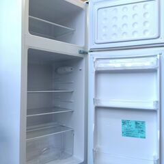 冷蔵庫 130L 2ドア 2021年製 ハイアール JR-N130A グレー Haier 100Lクラス キッチン 家電 札幌市 中央区 南12条の画像