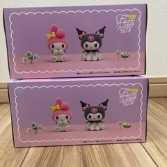 Netflix マイメロ クロミFluffy Puffy フィギュアの画像