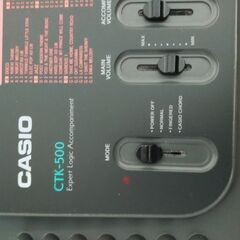 CASIO CTK-500 キーボードの画像
