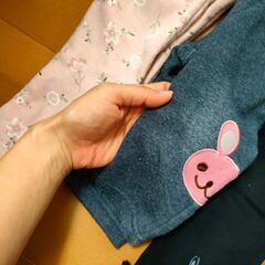 女の子向け８０サイズ冬服セットの画像