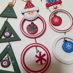 クリスマスオーナメント　３個の画像