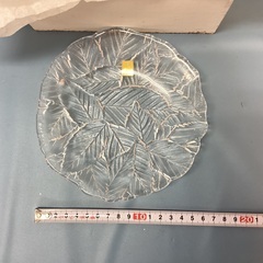 2512-06  カガミクリスタル　リーフプレート　5枚セットの画像