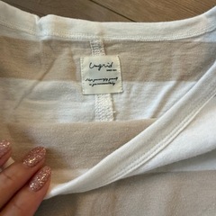 ungrid ボーダーシャツの画像