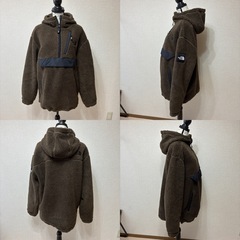 THE NORTH FACE アノラック フリースボアジャケット ホワイトレーベル XLの画像