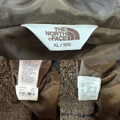 THE NORTH FACE アノラック フリースボアジャケット ホワイトレーベル XLの画像