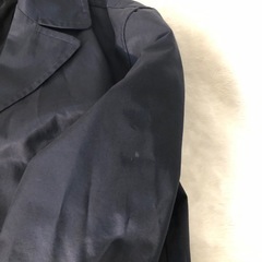 GUステンカラーコート　ブラックの画像