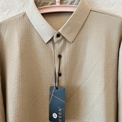 新品未使用　2XL 3XL メンズ長袖　ポロシャツ　紳士　柔らかな素材の画像