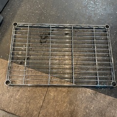 【引き取り限定】中古品　キャスター付きアルミラック　アイリスオーヤマの画像