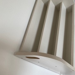 ホワイトカラー　絵本・おもちゃラックの画像