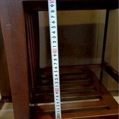 プシロート カウンター チェアー 椅子 ブラウン 柵 スタンドイス 6脚の画像