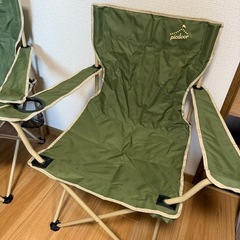 折りたたみチェアー　2脚セット　　の画像