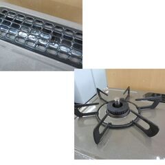 プロパンガス LPガステーブル リンナイ 2021年製 KG67PBRR 幅59.6㎝ 右強火 水無し片面焼きグリル 札幌 北20条店の画像