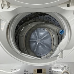 SHARP 全自動洗濯機 ES-GE5C-W 5.5kg 2018年製の画像