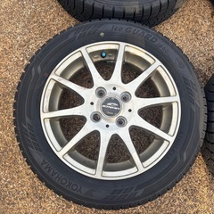 軽自動車155/65R14冬タイヤ アルミ付4本セットの画像