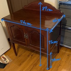 譲ります。ビンテージキャビネットの画像