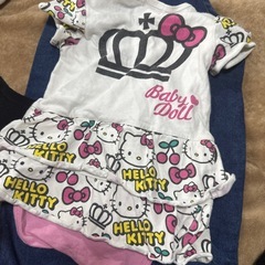 今週まで！来週処分します。ベビードール　キティーちゃん　ロンパースの画像