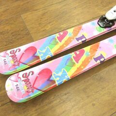 ビンディング付きスキー Jrスキー カザマ ROCKER SPAX-J 146cm TYROLIA SX4.5AC 中古 現状品 札幌市厚別区 厚別店の画像