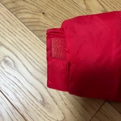 赤いジャンパーの画像