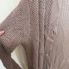 鍵あみ羽織りの画像