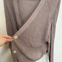 鍵あみ羽織りの画像