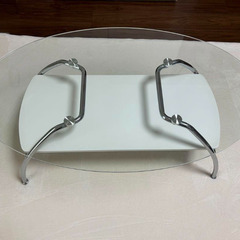 ニトリ　ガラステーブルの画像