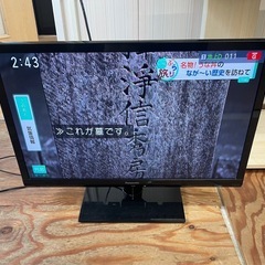 ☆液晶テレビ Panasonic VIERA TH-24D300 2016年製の画像