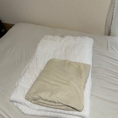 シングル　布団　夏用掛け布団　枕　の画像